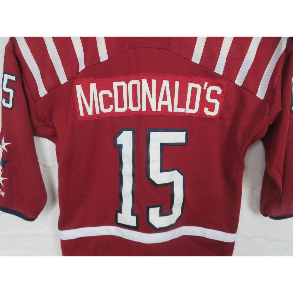 Washington Capitals 2015 Winter Classic Youth Jersey L/XL Reebok McDonald's #15 - Picture 9 of 11